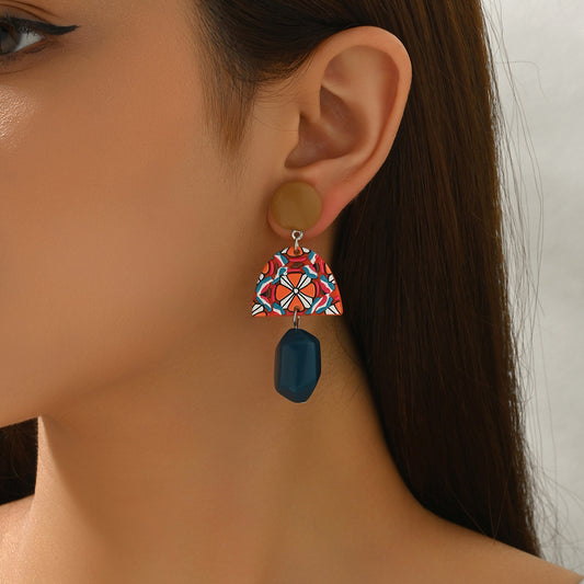 Crystal Starfish Stud Earrings
