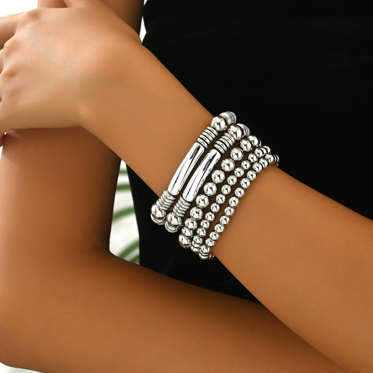 Layered Beaded Bracelet
