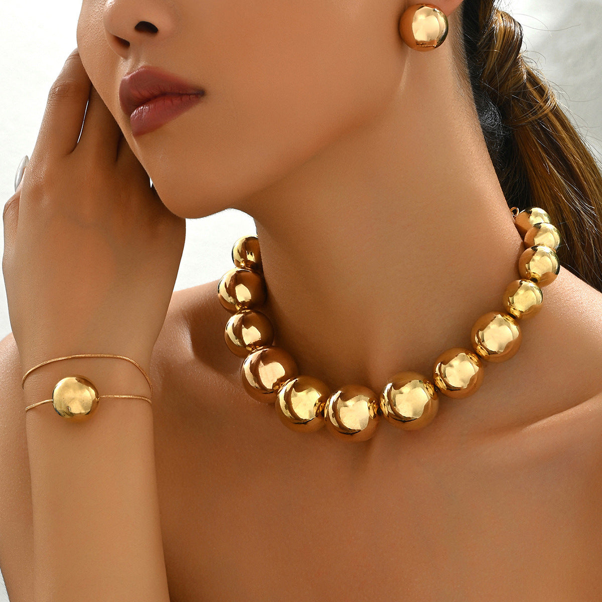 Geometric Bead Jewelry Set