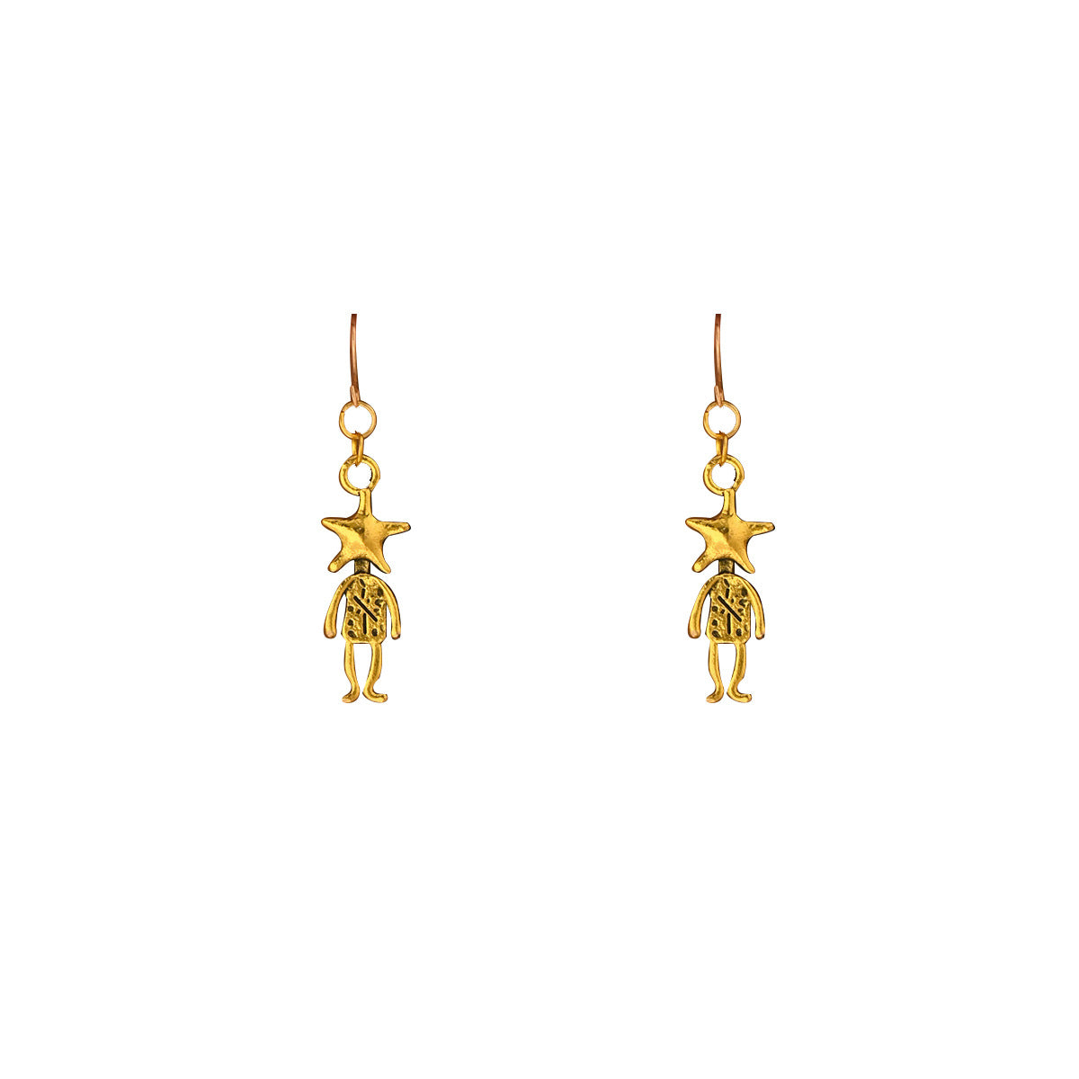 Retro Star Stud Earrings