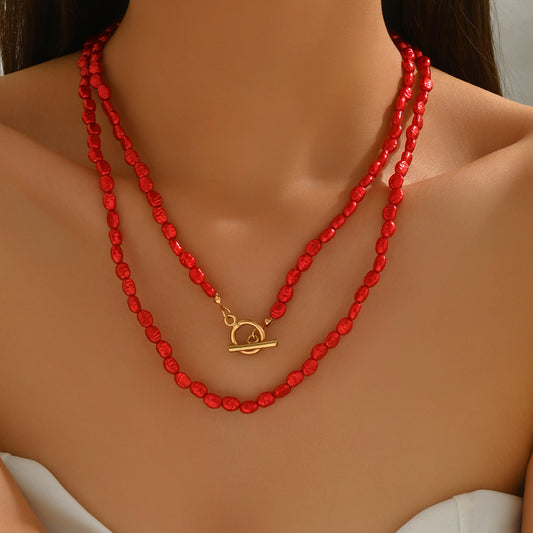 Crystal Woven Chain Necklace