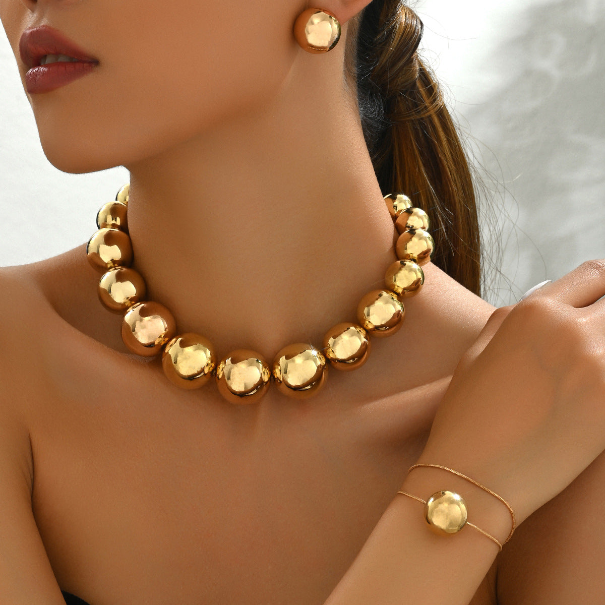 Geometric Bead Jewelry Set