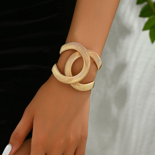 Sculptural Coil Bracelet