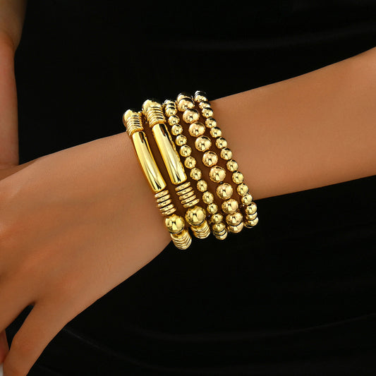 Layered Beaded Bracelet