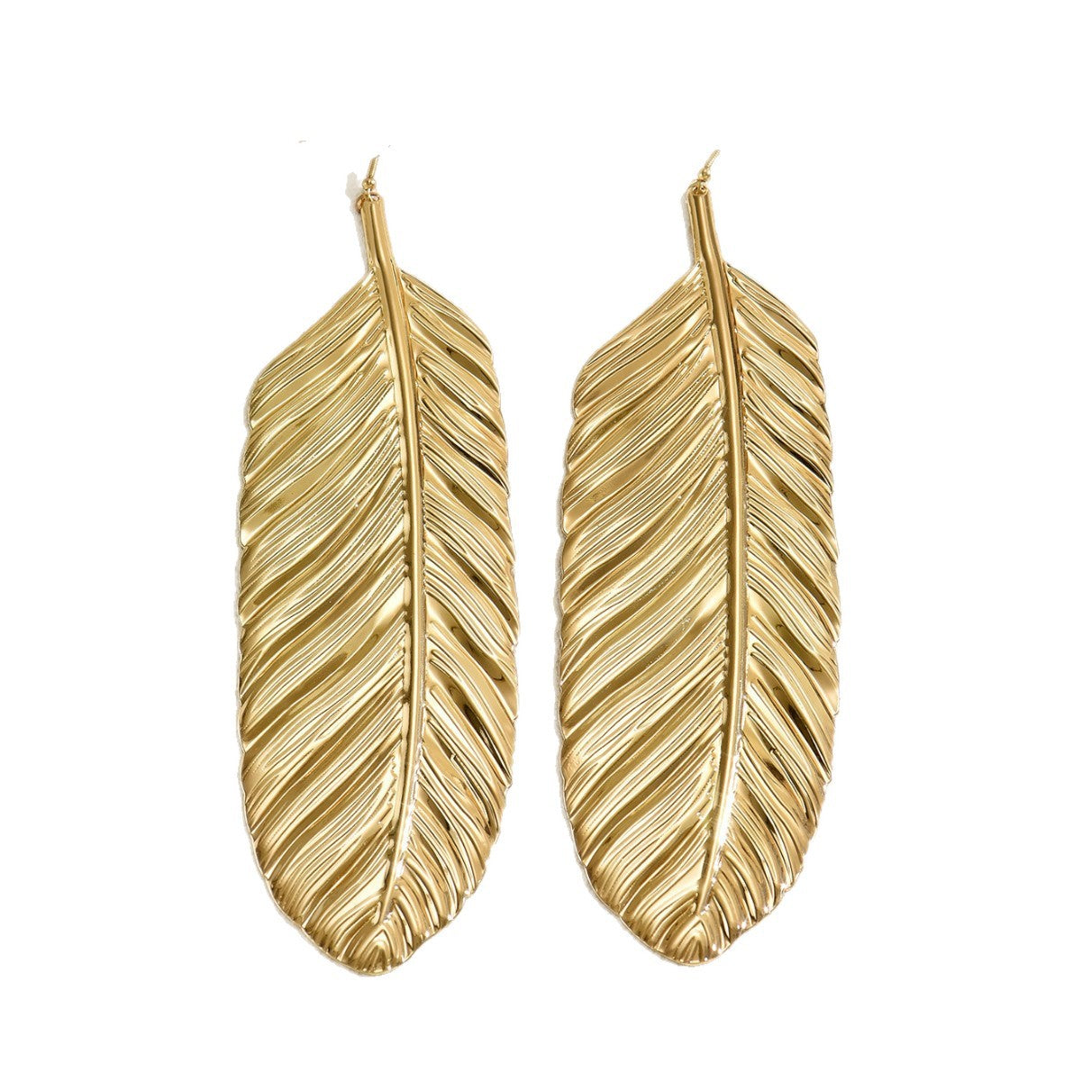 Oversized Leaf Statement Earrings