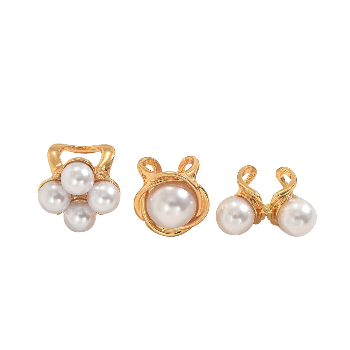 Pearl Open Ring Set